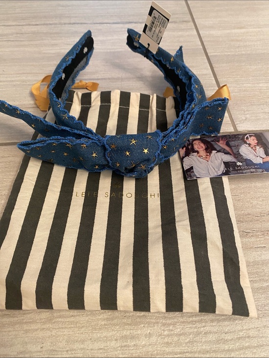 Lele Sadoughi Accessories - NWT Lele Sadoughi Shirley Starry Sky Headband Indigo blue